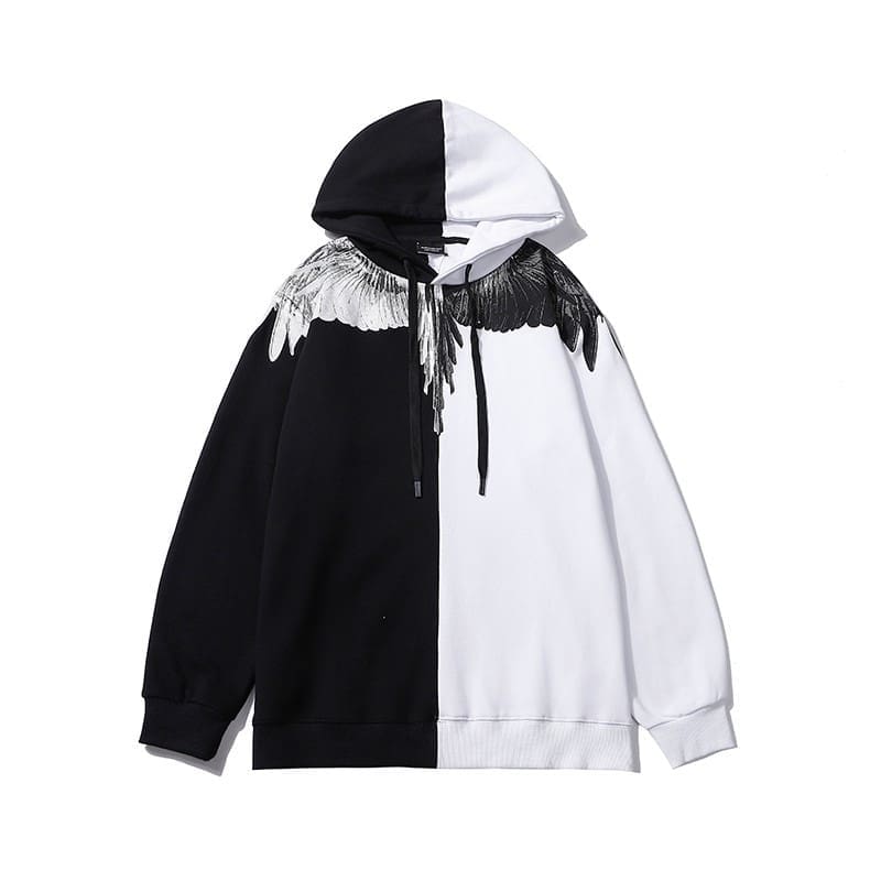 Marcelo Burlon Colorful Feather Phantom Wings Sweater Lightning Blade Hoodie