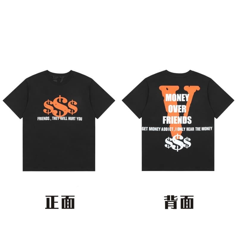 VLONE Big V Short Sleeve T-Shirt Casual High Street Summer Wear