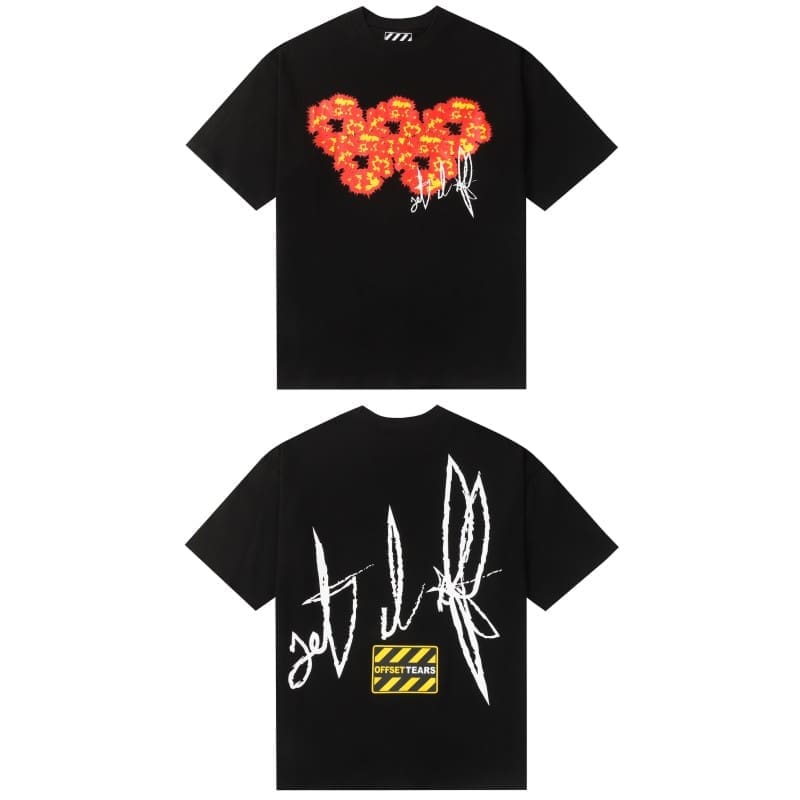 Denim Tears Oil Painting T-Shirt for Spring and Summer