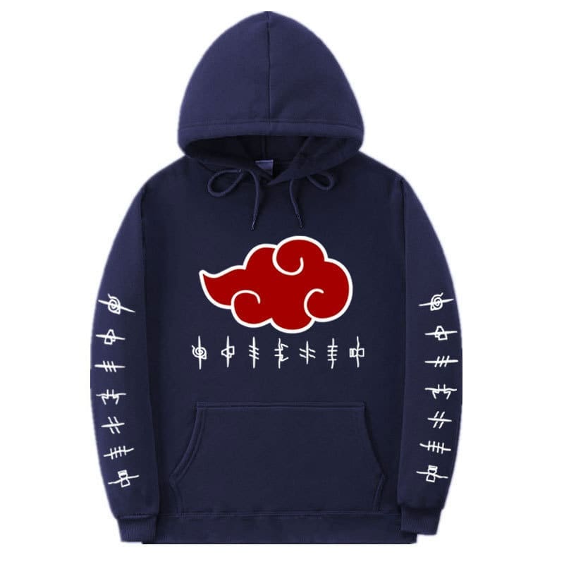 Naruto Sasuke Anime Printed Hooded Sweatshirt for Men and Women