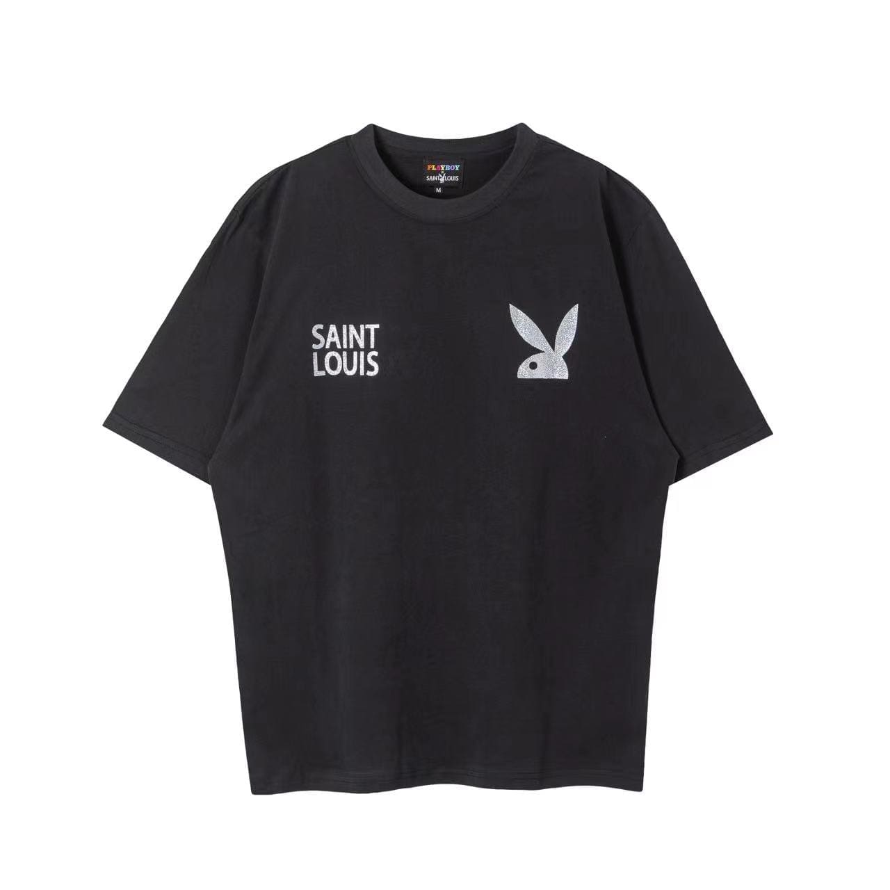 saint L**is hot drill vintage washed vtg short sleeve t-shirt for men