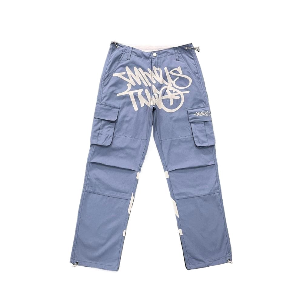 Minus Two Cargo Pants Casual Straight-Leg Loose Fit Hip Hop Star Style I