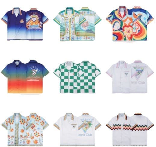 Casablanca Vacation Printed Shirt and Quick-Drying Shorts Summer Beach Set