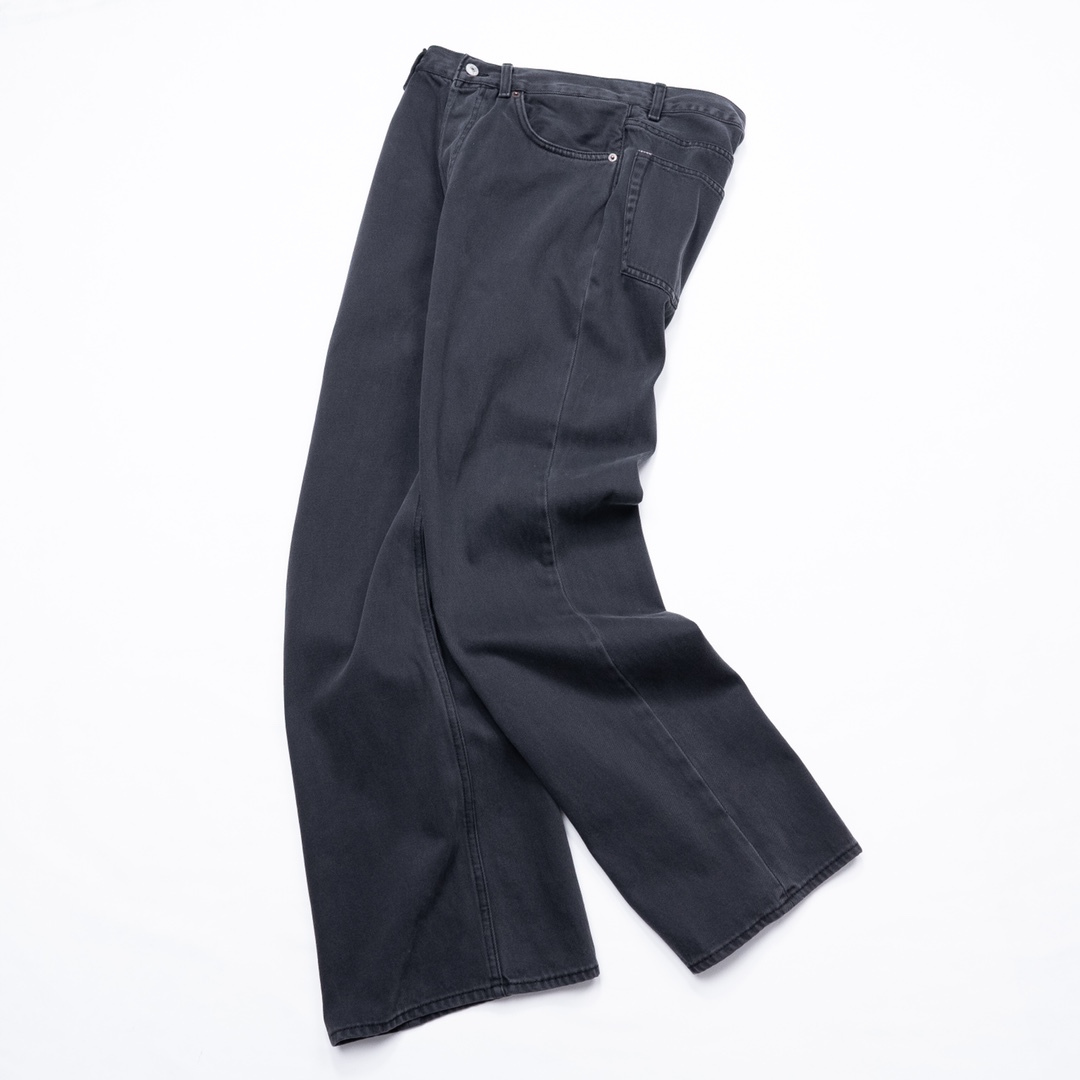 Top version AS 2021M A- line version Vintage smoky gray skinny jeans