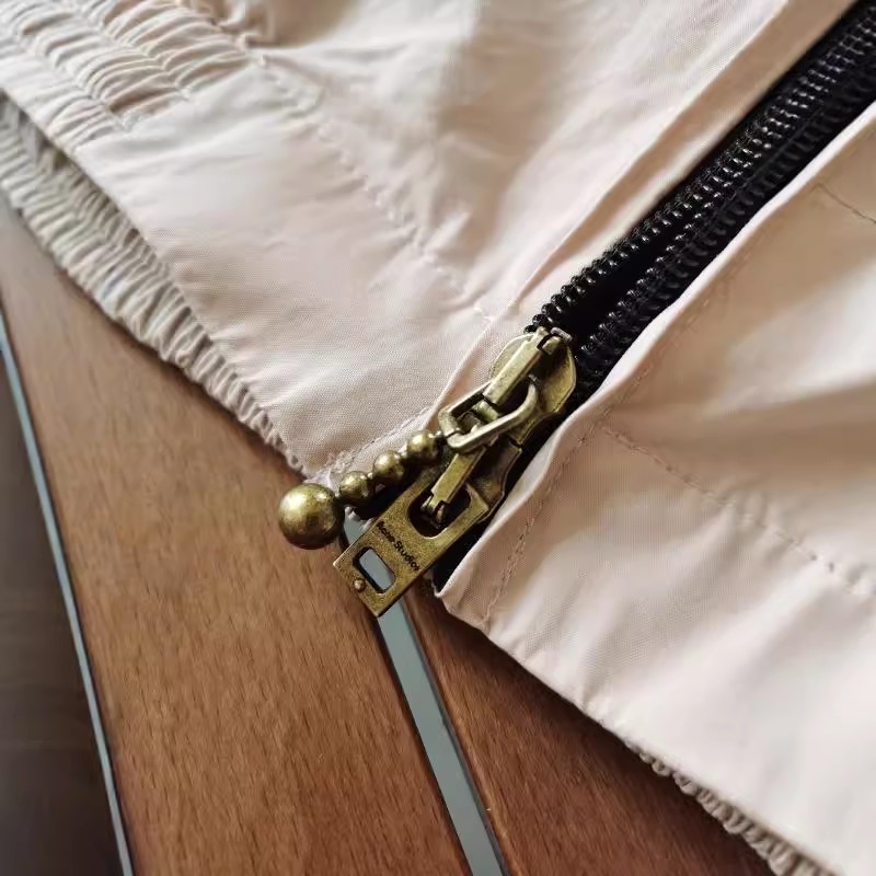 AS 24SS autumn and winter new back letters 1996 distressed broken ring wind printed jacket coat