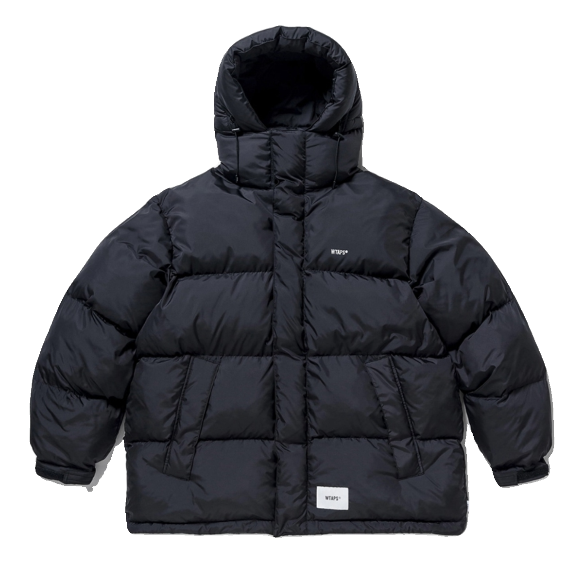 WTAPS mid-length down jacket Xishan Che Shawn Yue Japanese style white duck down thickened keep warm pure color hooded coat