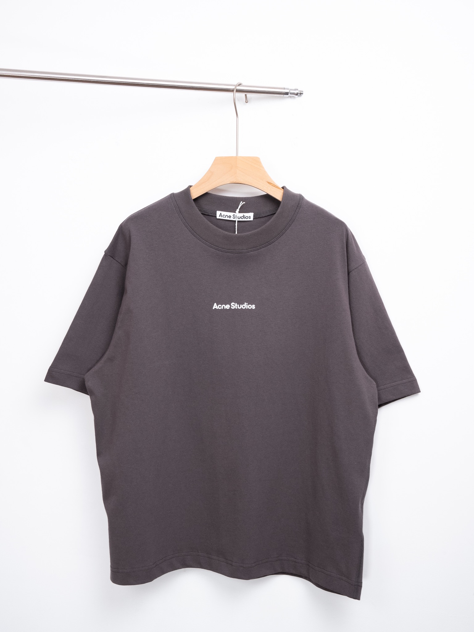 Top version AS 24SS small logo logo letter crew neck men’s and women’s same simple style short sleeve t-shirt