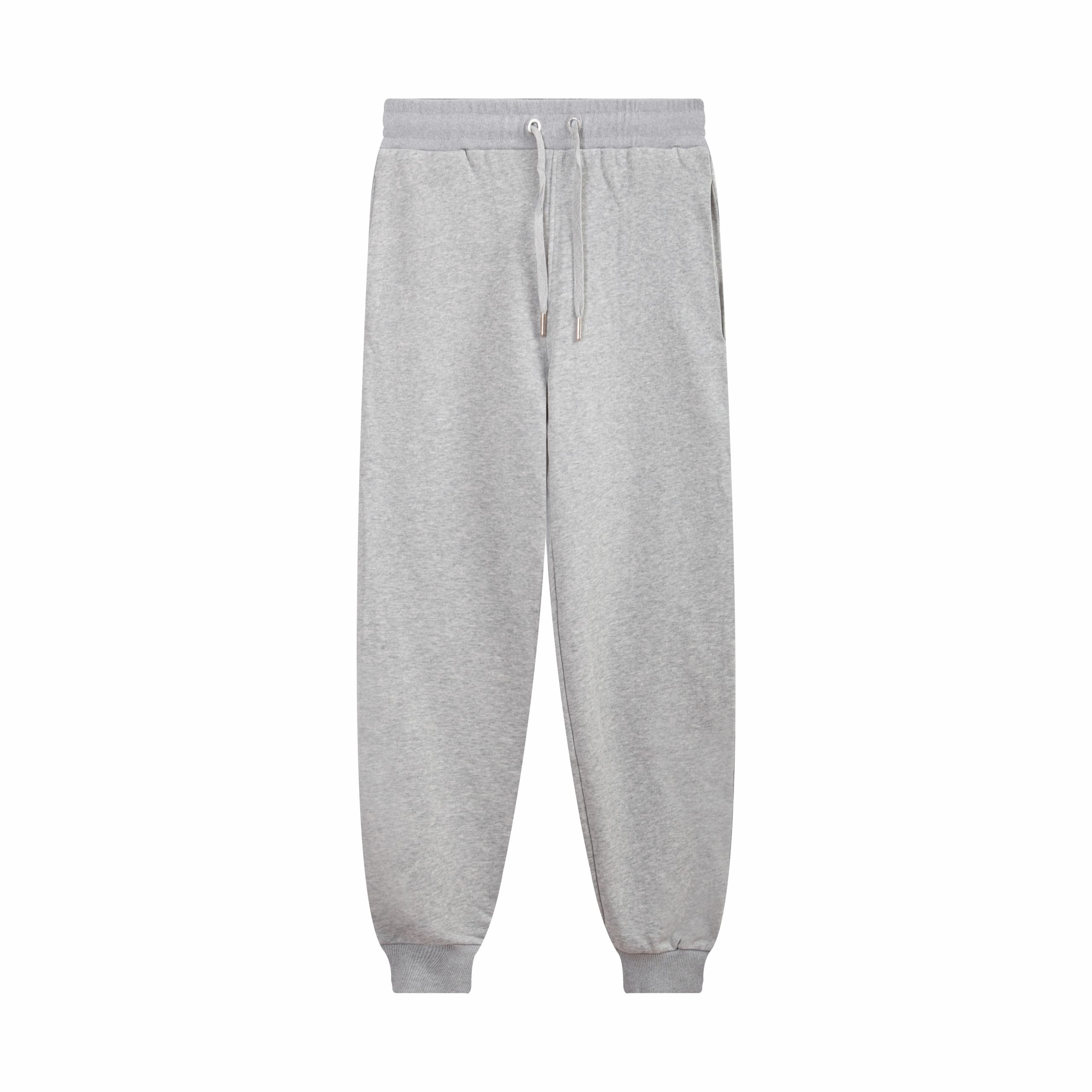 AMI paris classic love men’s trousers embroidered solid color drawstring casual pants sports pants ankle-tied loose trousers