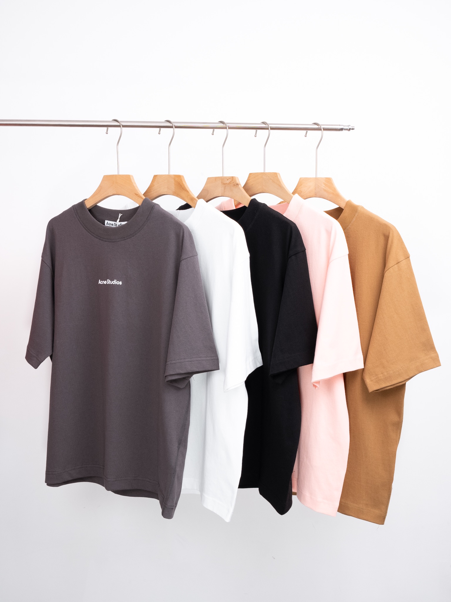 Top version AS 24SS small logo logo letter crew neck men’s and women’s same simple style short sleeve t-shirt